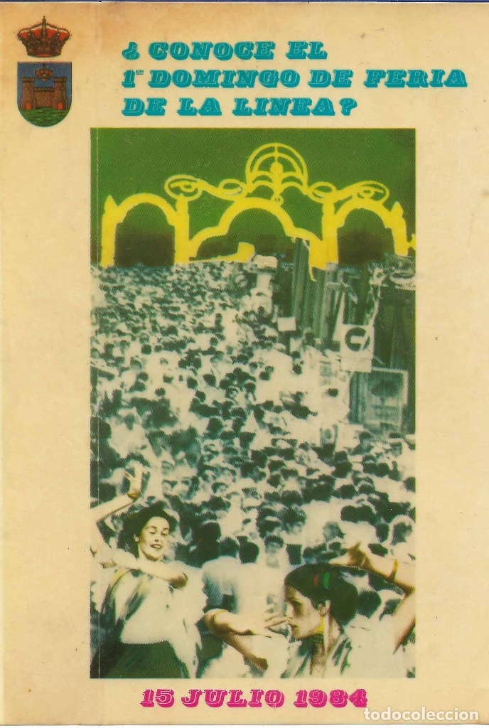 Pegatinas de colecci&oacute;n: FERIA DE LA L&Iacute;NEA 1984