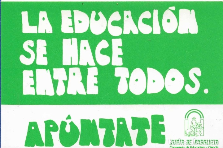 Pegatinas de colecci&oacute;n: JUNTA DE ANDALUCIA, CONSEJOS ESCOLARES, A&Ntilde;OS 90