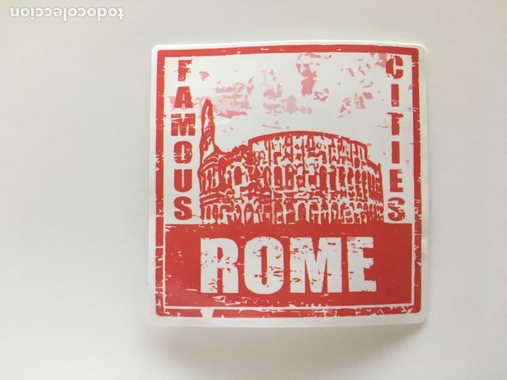 Pegatinas de colecci&oacute;n: Pegatina Famous Rome. Tdkp14