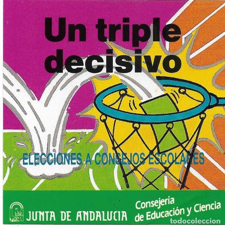 Pegatinas de colecci&oacute;n: JUNTA DE ANDALUCIA, CONSEJOS ESCOLARES, A&Ntilde;OS 90