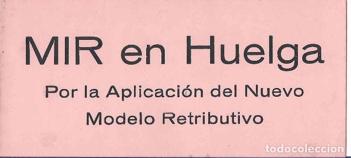 Pegatinas de colecci&oacute;n: HUELGA DE MIR, A&Ntilde;OS 90