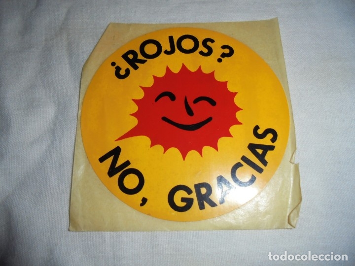 Autocolantes de cole&ccedil;&atilde;o: PEGATINA POLITICA  &iquest;ROJOS ? NO,GRACIAS