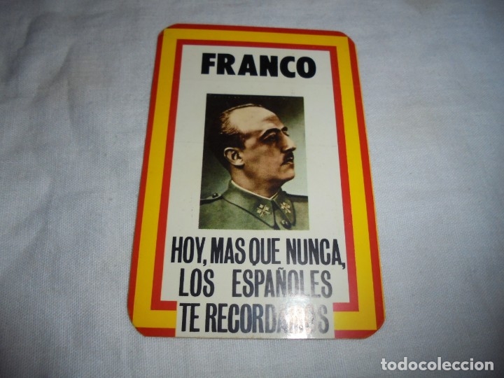Pegatinas de colecci&oacute;n: PEGATINA POLITICA FRANCO HOY MAS QUE NUNCA LOS ESPA&Ntilde;OLES TE RECORDAMOS