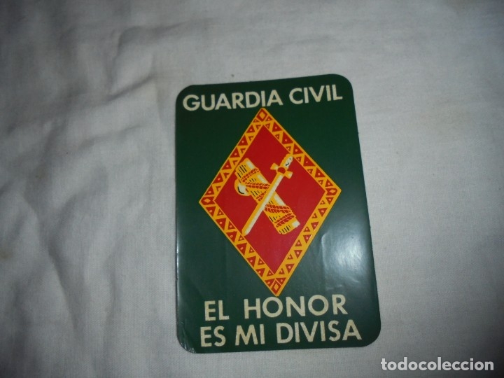 Pegatinas de colecci&oacute;n: PEGATINA POLITICA.GUARDIA CUVIL EL HONOR ES MI DIVISA