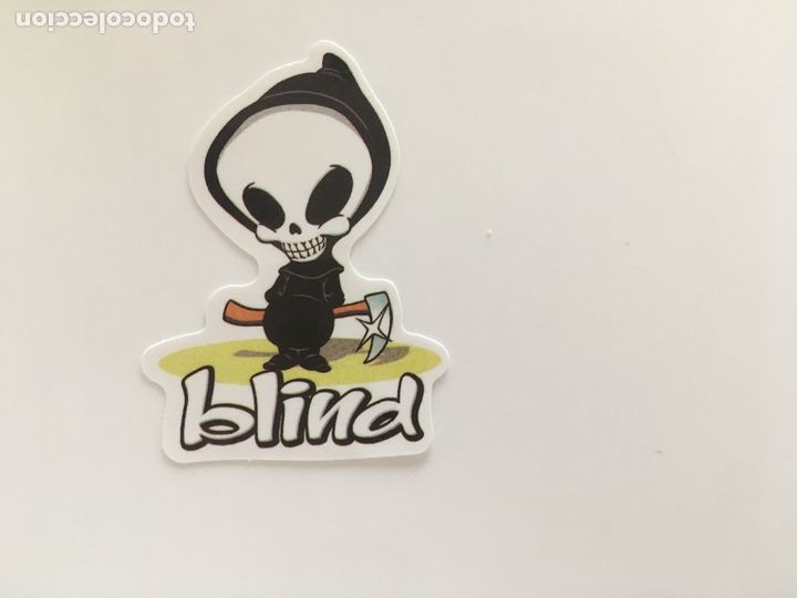 Autocolantes de cole&ccedil;&atilde;o: PEGATINA CALAVERA BLIND. TDKP14