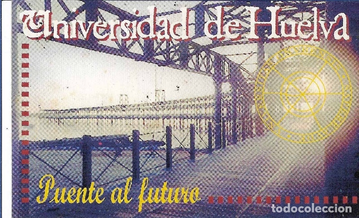 Pegatinas de colecci&oacute;n: UNIVERSIDAD DE HUELVA, A&Ntilde;OS 90