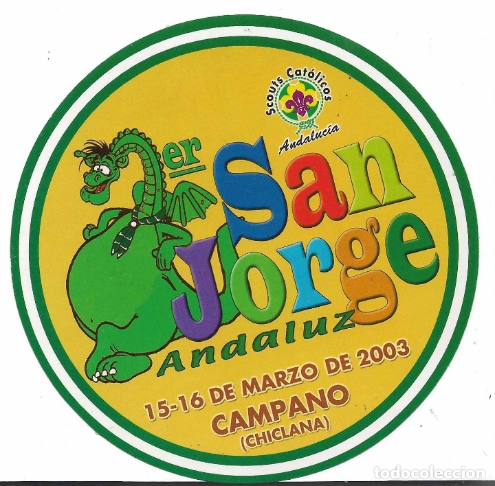 Pegatinas de colecci&oacute;n: SCOUTS CAT&Oacute;LICOS DE ANDALUC&Iacute;A, 2003