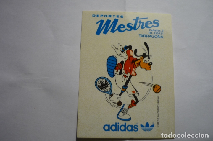 Pegatinas de colecci&oacute;n: pegatina deportes mestres tarragona-adidas disney cm
