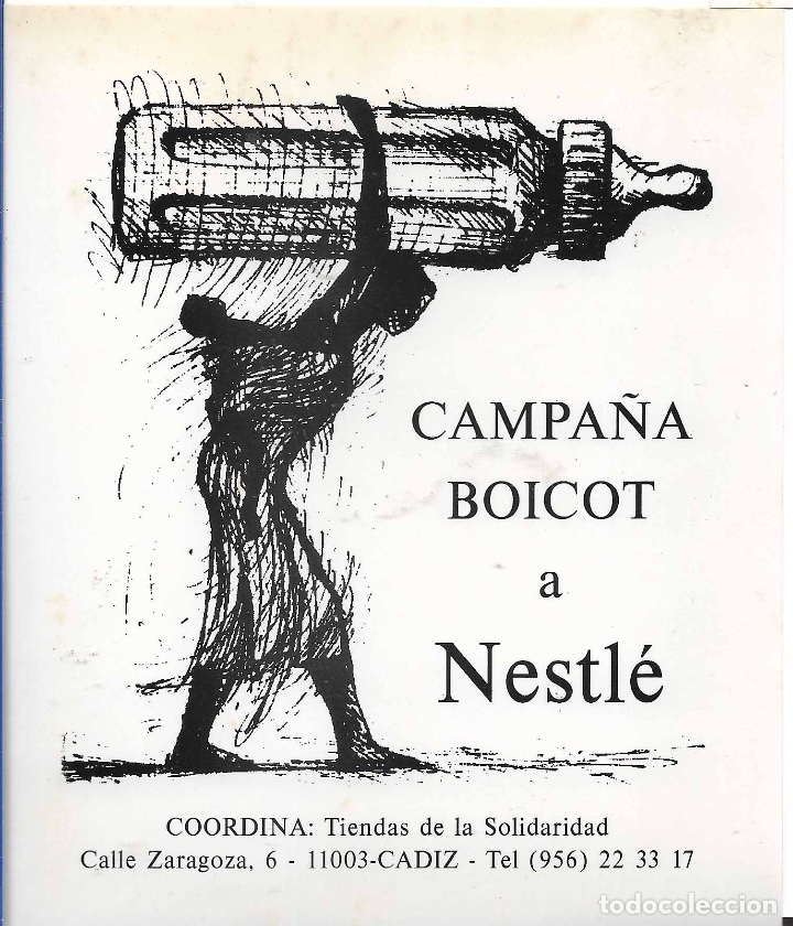 Pegatinas de colecci&oacute;n: TIENDAS DE LA SOLIDARIDAD, BOICOT A NESTLE, A&Ntilde;OS 90, GRANDE