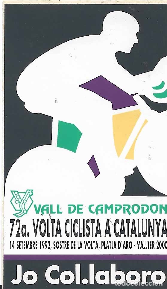Pegatinas de colecci&oacute;n: VOLTA CICLISTA A CATALUNYA 1992