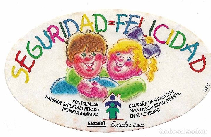Pegatinas de colecci&oacute;n: EROSKI, A&Ntilde;OS 90