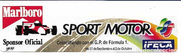 Pegatinas de colecci&oacute;n: F&Oacute;RMULA 1, JEREZ, A&Ntilde;OS 80