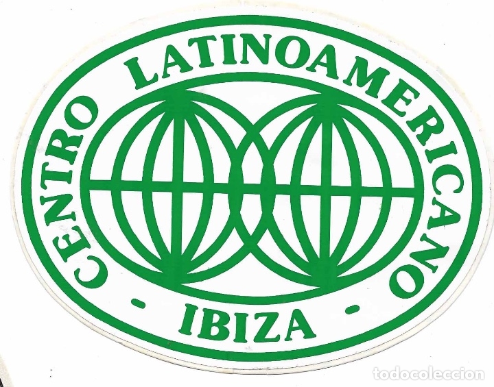 Pegatinas de colecci&oacute;n: CENTRO LATINOAMERICANO, IBIZA, A&Ntilde;OS 90