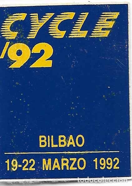 Pegatinas de colecci&oacute;n: CYCLE 90 BILBAO