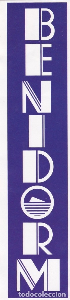 Pegatinas de colecci&oacute;n: PEGATINA BENIDORM - Foto 1