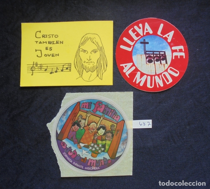 Pegatinas de colecci&oacute;n: Pegatinas varias religiosas - Foto 1