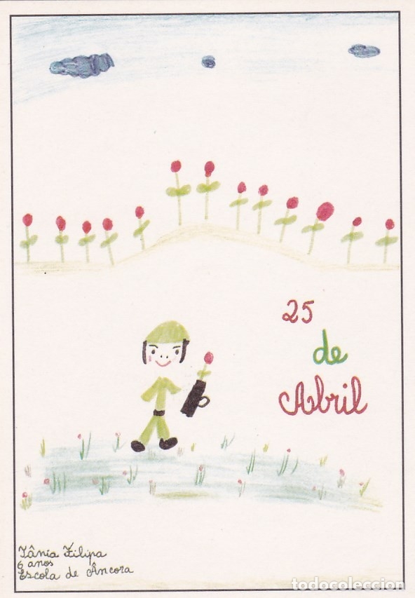 Pegatinas de colecci&oacute;n: PEGATINA POLITICA PORTUGAL. CONMEMORACIONES 25 ABRIL. VILA PRAIA DE &Acirc;NCORA