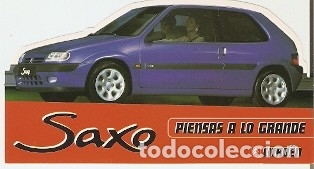 Pegatinas de colecci&oacute;n: Adhesivo Automoci&oacute;n. Citroen Saxo. ref. 24-aut132