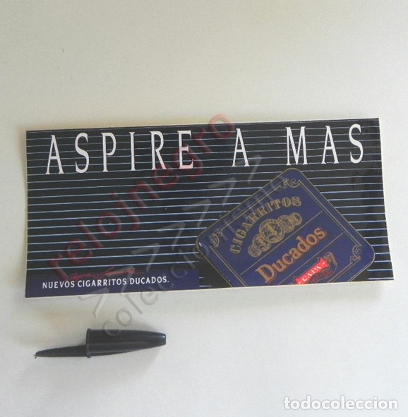 Pegatinas de colecci&oacute;n: PEGATINA - CIGARRITOS DUCADOS - ASPIRE A M&Aacute;S - PUBLICIDAD DE TABACO ---- OTRAS PEGATINAS EN VENTA