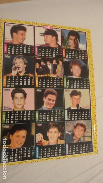 Pegatinas de colecci&oacute;n: ANTIGUA PEGATINA.SUPER POP CALENDARIO 1991.