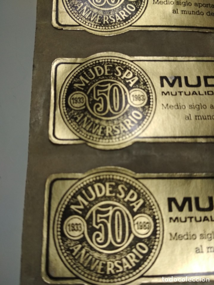 Pegatinas de colecci&oacute;n: Pegatinas Mudespa - Foto 2
