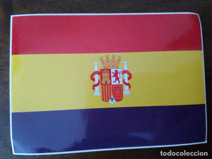 Pegatinas de colecci&oacute;n: Pegatina Bandera Segunda Rep&uacute;blica.