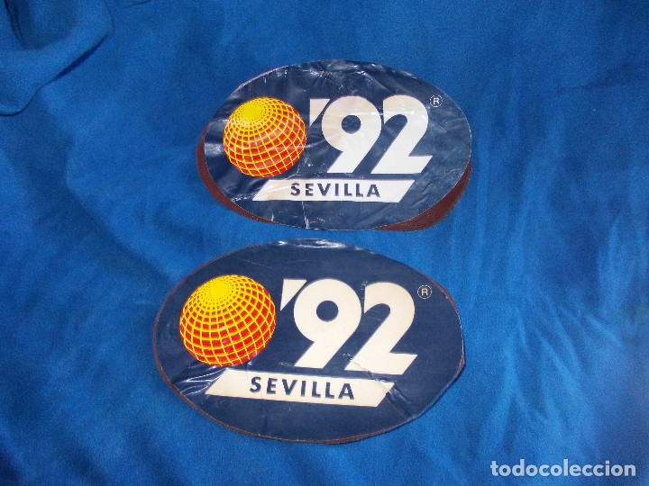Pegatinas de colecci&oacute;n: 2 pegatias de la expo 92
