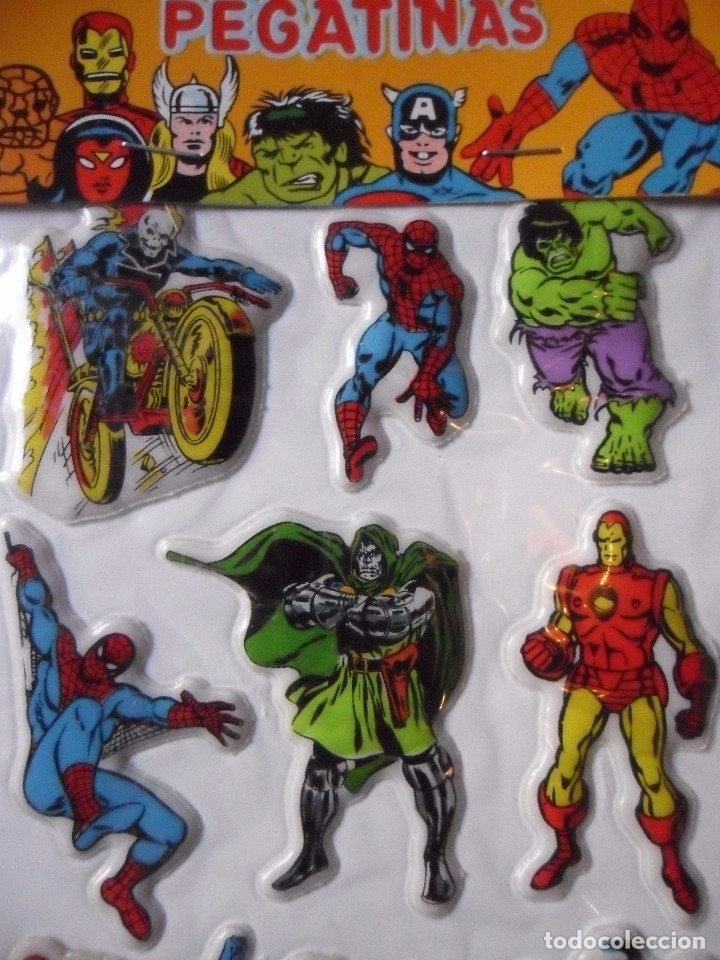 Pegatinas de colecci&oacute;n: MARVEL SUPER HEROES PUFFY STICKERS MARVEL COMICS GROUP 1981 - Foto 5