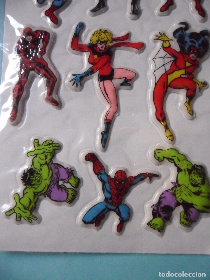 Pegatinas de colecci&oacute;n: MARVEL SUPER HEROES PUFFY STICKERS MARVEL COMICS GROUP 1981 - Foto 6