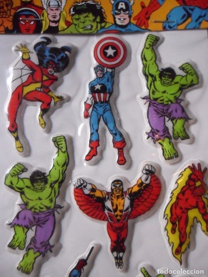 Pegatinas de colecci&oacute;n: MARVEL SUPER HEROES PUFFY STICKERS MARVEL COMICS GROUP 1981 - Foto 7