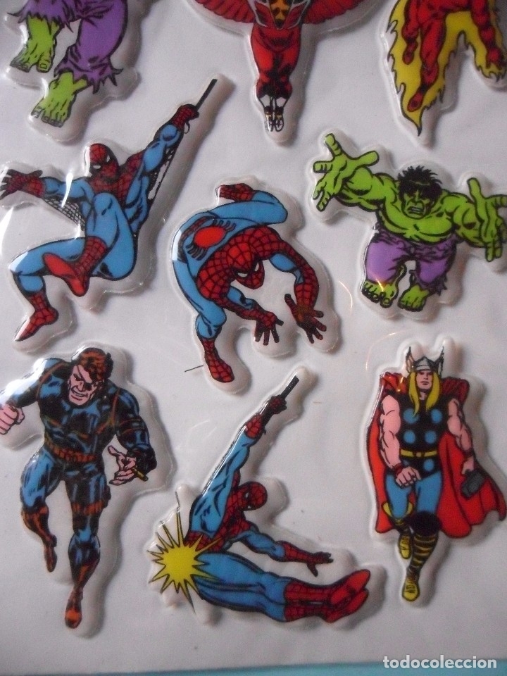 Pegatinas de colecci&oacute;n: MARVEL SUPER HEROES PUFFY STICKERS MARVEL COMICS GROUP 1981 - Foto 8