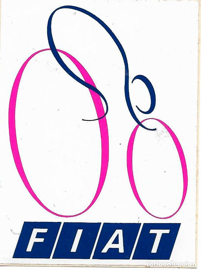 Pegatinas de colecci&oacute;n: FIAT, A&Ntilde;OS 90