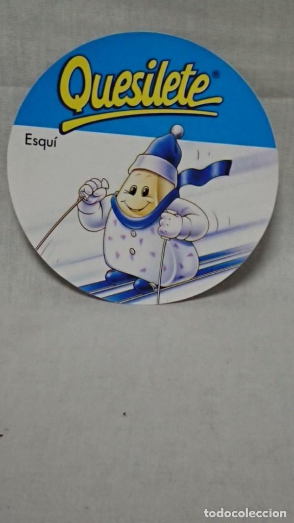 Pegatinas de colecci&oacute;n: PEGATINA ADHESIVA PROMOCIONAL QUESILETE DEPORTISTA ESQU&Iacute; SKI  - SIN PEGAR