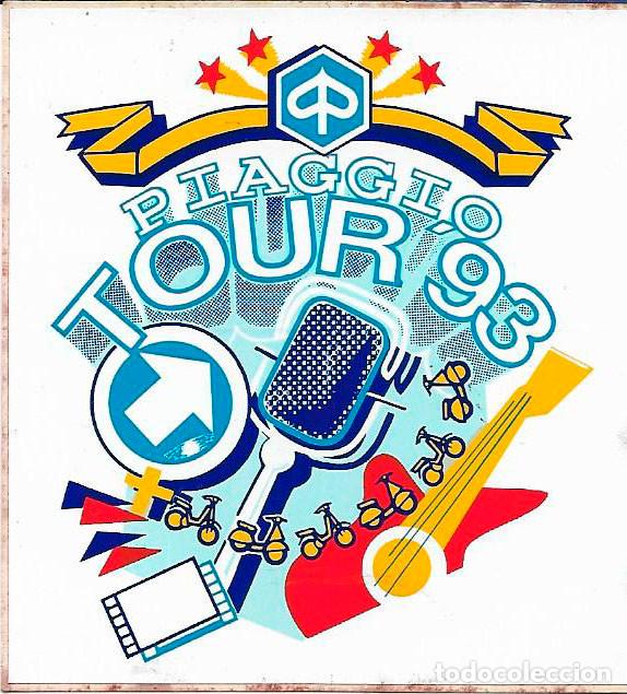 Pegatinas de colecci&oacute;n: VESPA TOUR 93