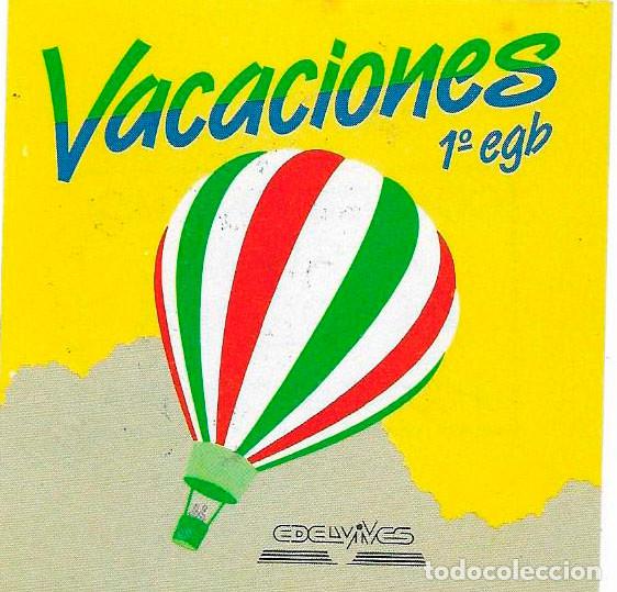 Pegatinas de colecci&oacute;n: VACACIONES EDELVIVES, A&Ntilde;OS 90