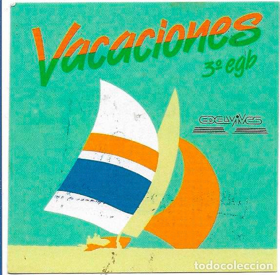 Pegatinas de colecci&oacute;n: VACACIONES EDELVIVES, A&Ntilde;OS 90