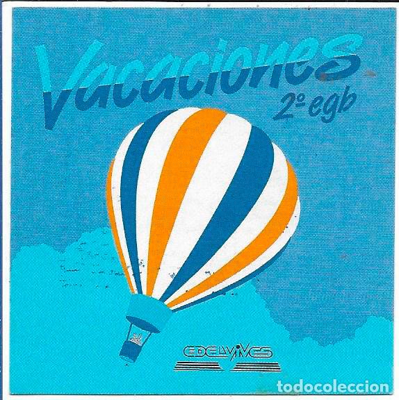 Pegatinas de colecci&oacute;n: VACACIONES EDELVIVES, A&Ntilde;OS 90