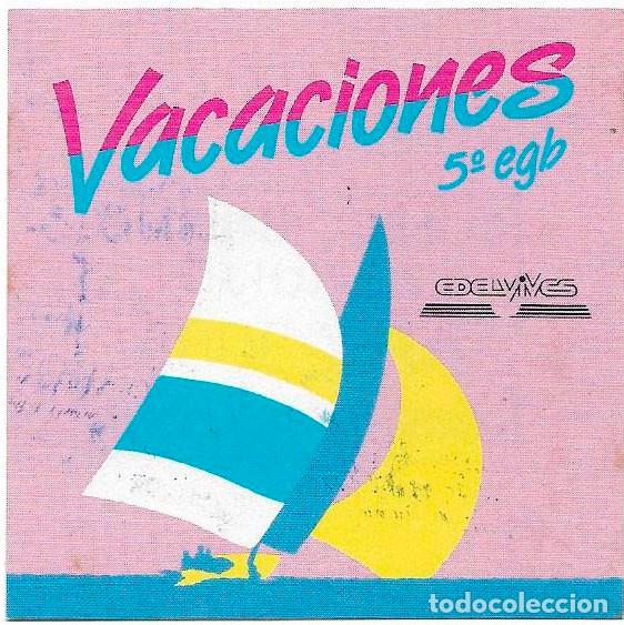Pegatinas de colecci&oacute;n: VACACIONES EDELVIVES, A&Ntilde;OS 90