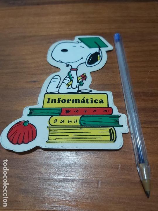Pegatinas de colecci&oacute;n: Pegatina  snoopy inform&aacute;tica