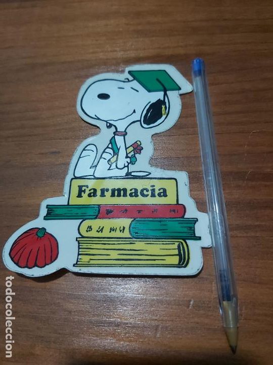 Pegatinas de colecci&oacute;n: Pegatina  snoopy  farmacia