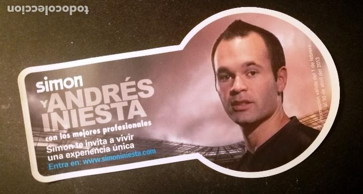 Pegatinas de colecci&oacute;n: PEGATINA SIM&Oacute;N Y ANDRES INIESTA (2013)