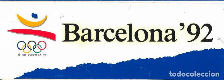 Pegatinas de colecci&oacute;n: BARCELONA92, 1988 - Foto 1