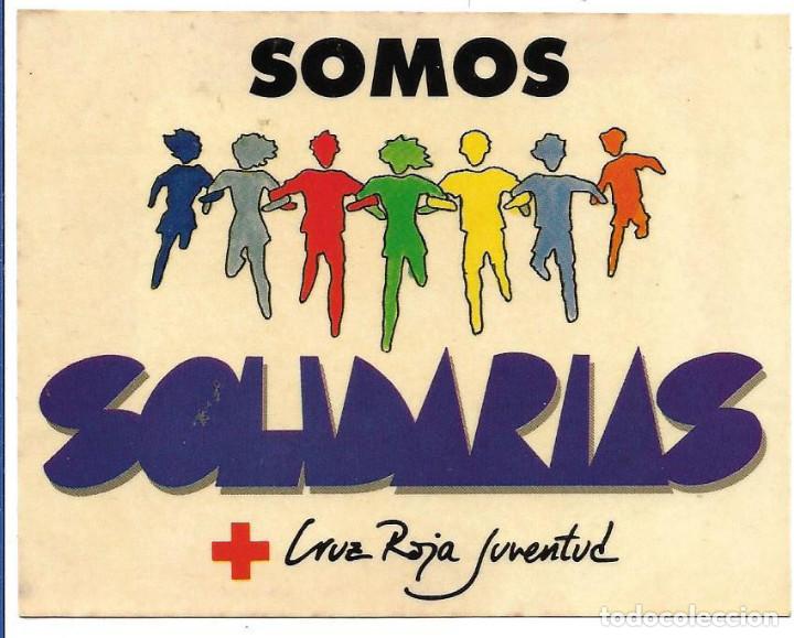 Autocolantes de cole&ccedil;&atilde;o: CRUZ ROJA JUVENTUD, A&Ntilde;OS 90