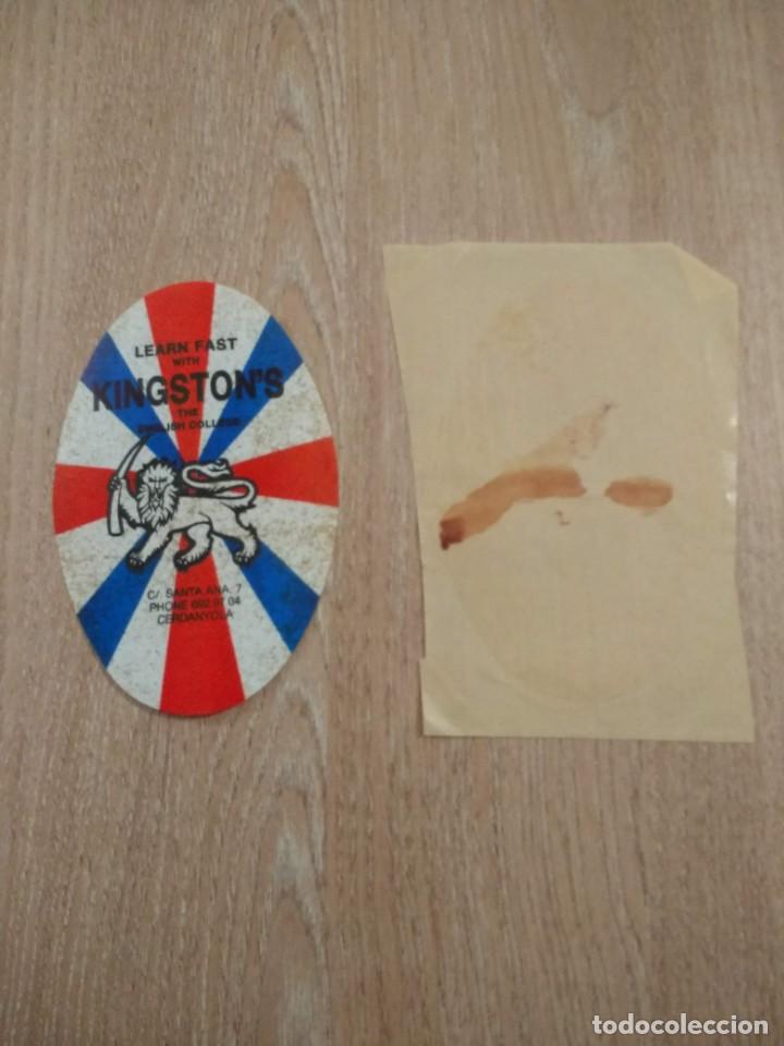 Sammlung von Aufklebern: PEGATINA ESCUELA DE INGL&Eacute;S &laquo;KINGSTON'S&raquo; CERDANYOLA DEL VALL&Eacute;S