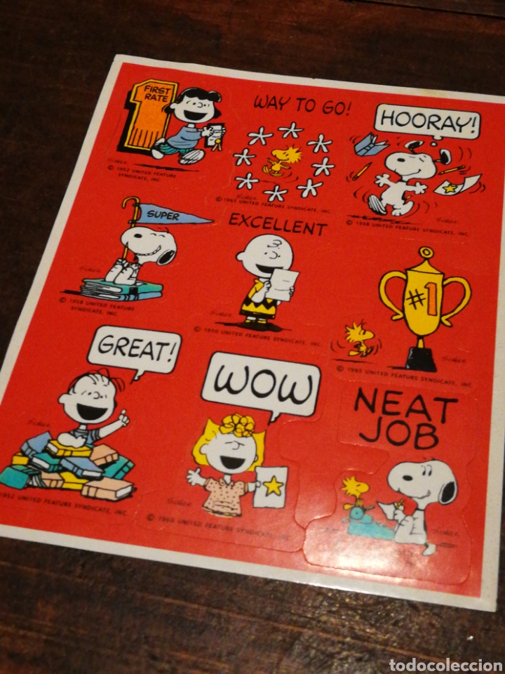 Pegatinas de colecci&oacute;n: PEGATINAS STICKERS ADHESIVOS TROQUELADOS SNOOPY- (SCHULZ).DIBUJOS A&Ntilde;OS 50-60's. DIF&Iacute;CIL!!!.
