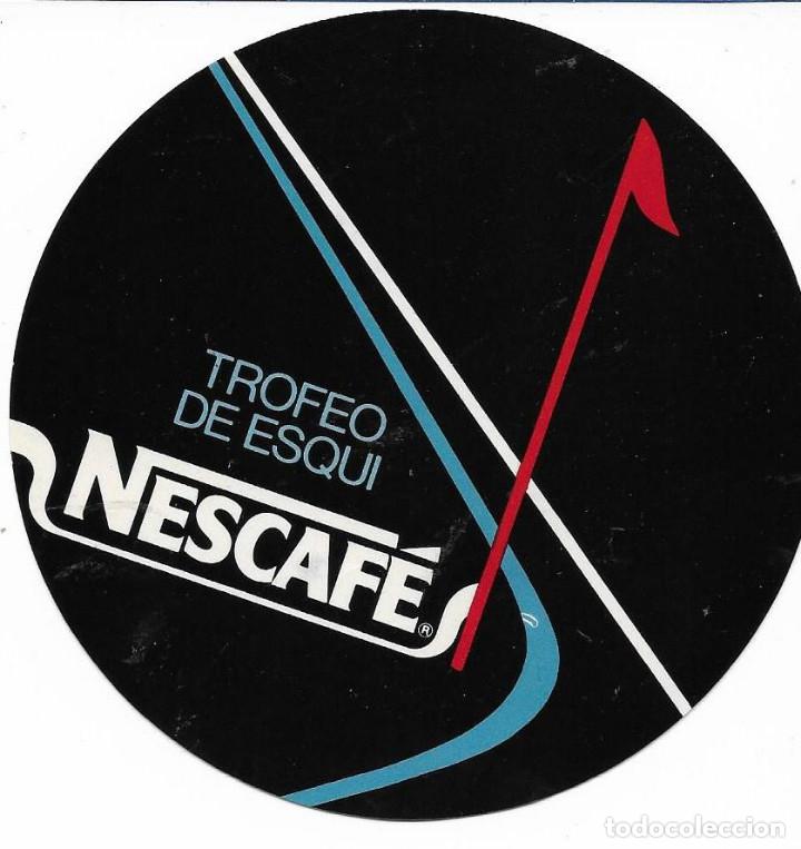 Pegatinas de colecci&oacute;n: TROFEO DE ESQUI NESCAFE, A&Ntilde;OS 90