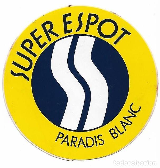 Pegatinas de colecci&oacute;n: ESQUI SUPER ESPOT, A&Ntilde;OS 90