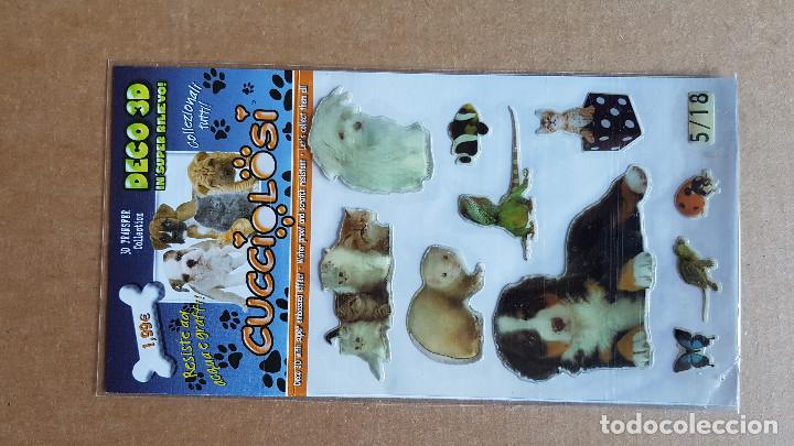 Pegatinas de colecci&oacute;n: DECO 3D TRANSFER. CUCCIOLOSI. NUEVO SIN ABRIR