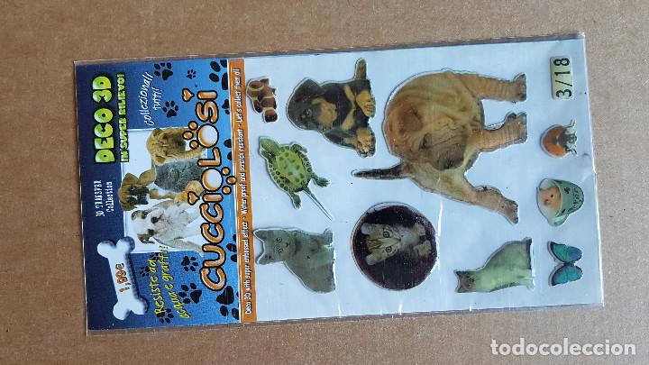 Pegatinas de colecci&oacute;n: DECO 3D TRANSFER. CUCCIOLOSI. NUEVO SIN ABRIR