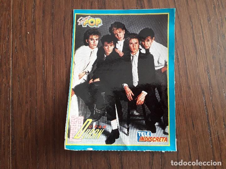 Pegatinas de colecci&oacute;n: pegatina de tele indiscreta super pop grupo musical Duran Duran, a&ntilde;os 80